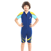 Boy's One Piece Shorty Wetsuit 2.5mm Neoprene Short Sleeve